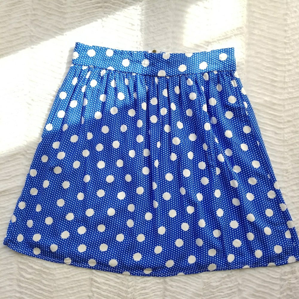 Polka Dot Skirt (Everly Anthropologie)